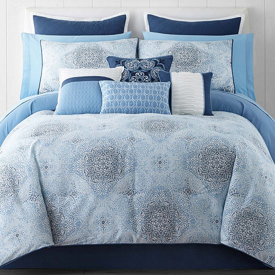 Home Expressions Kinsley 14 Pc Comforter Set Jcpenney Color Multi
