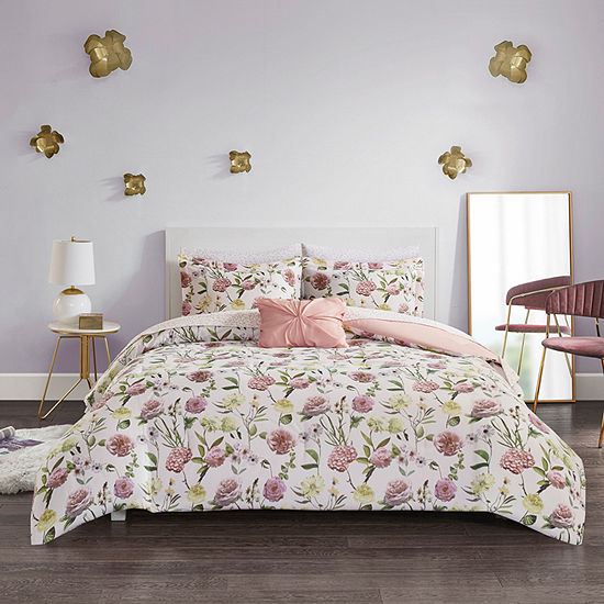 Intelligent Design Sophia Floral Comforter and Sheet Set
