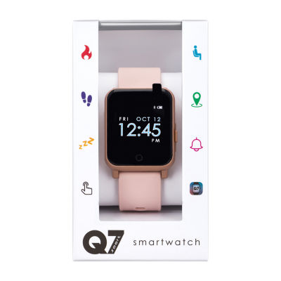 q7 sport rose goldtone smart watch