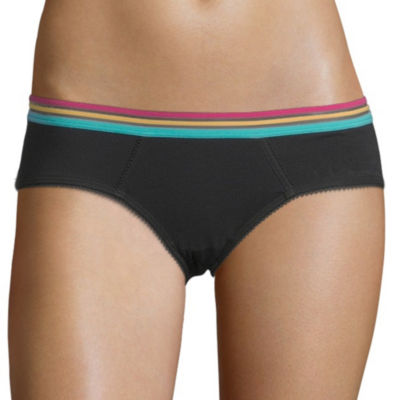 Flirtitude Bikini Panty, Color Black JCPenney