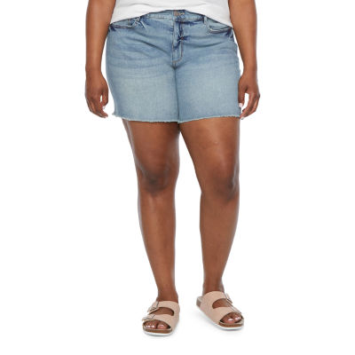 high waisted shorts jcpenney