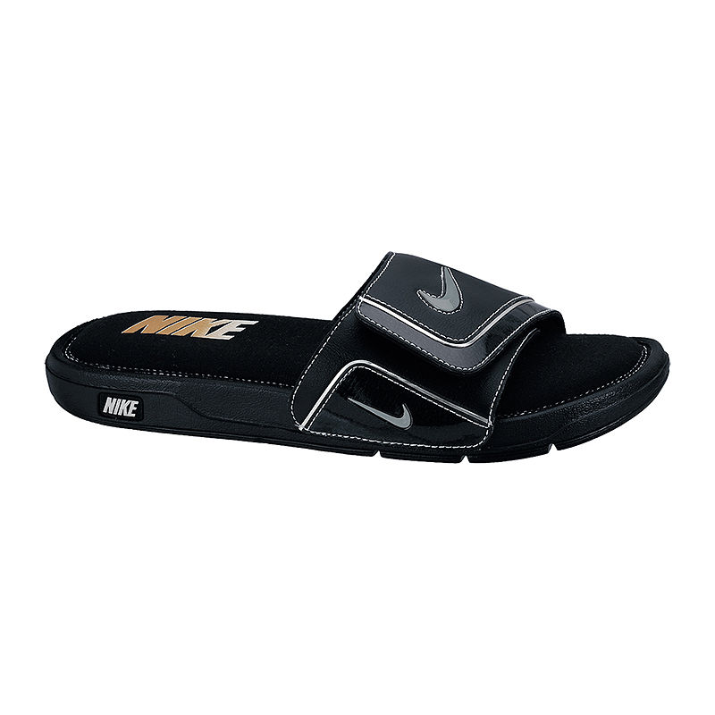 New Nike Comfort Slide 2 Mens Sandals, Size 13 Medium, Black