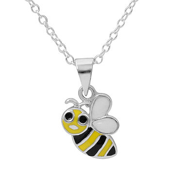 Silver Necklace 30th Anniversary Birthday Bumble Bee Pendant