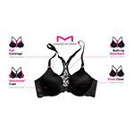 Maidenform One Fab Fit® Lace Underwire Racerback Plunge Full Coverage Bra-07112