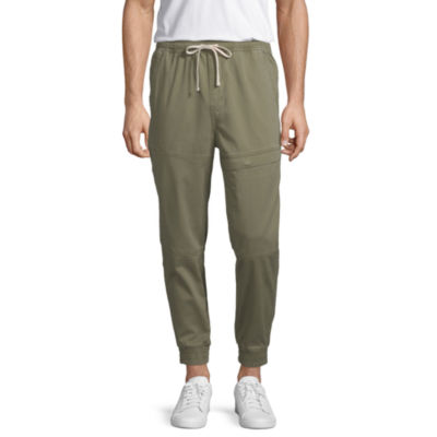 slim fit khaki joggers