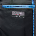 Van Heusen Air Charcoal Mens Grid Slim Fit Suit Jacket-Slim
