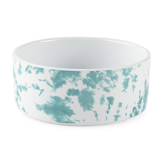 Paw And Tail Tie Dye Dog Food Bowl