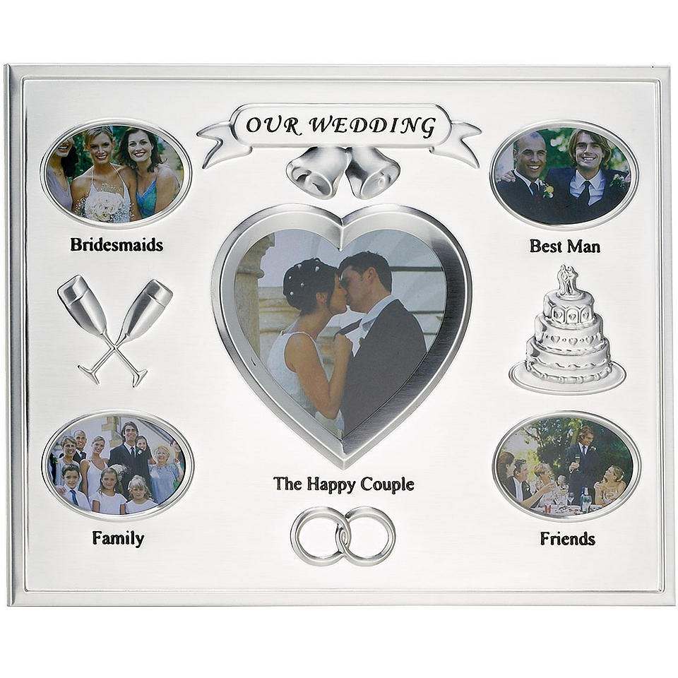 Silver Plated Wedding Picture Frame