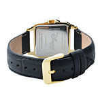 Disney Womens Mickey Mouse Black Leather Strap Watch