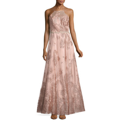 rose gold dress jcpenney