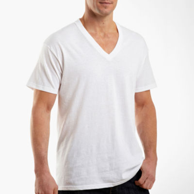 mens gray v neck undershirt