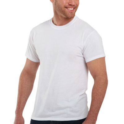 hanes slim fit crew neck
