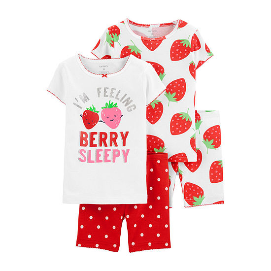 Carter's 4-pc. Pajama Set Toddler Girls