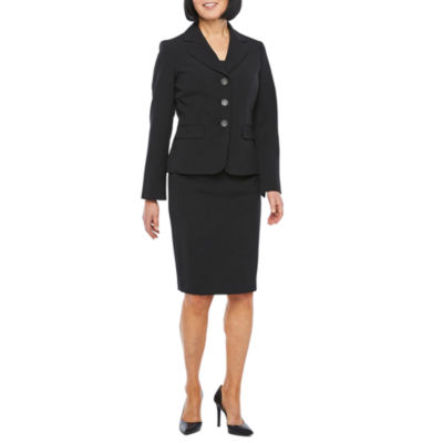 Le Suit Skirt Suit, Color: Black - JCPenney