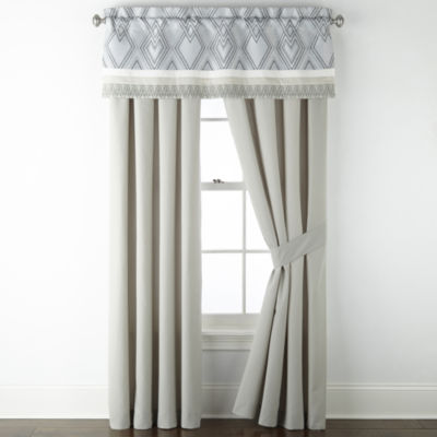Jcpenney Home Jasper Rod Pocket Curtain Panel Color Multi Jcpenney