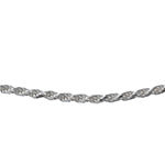 Made in Italy Sterling Silver 20 Inch Solid Rope Chain Necklace