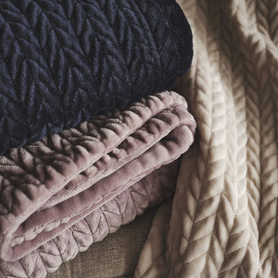 Loom + Chevron Mink Square Throw Pillow & Accessories JCPenney