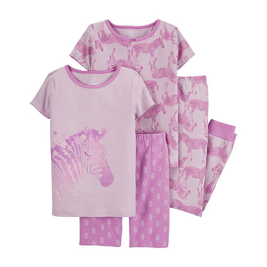 Carter's Little & Big Girls 4-pc. Pajama Set
