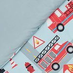 Kute Kids Kute Kids Flire Truck Lightweight Reversible Comforter Set