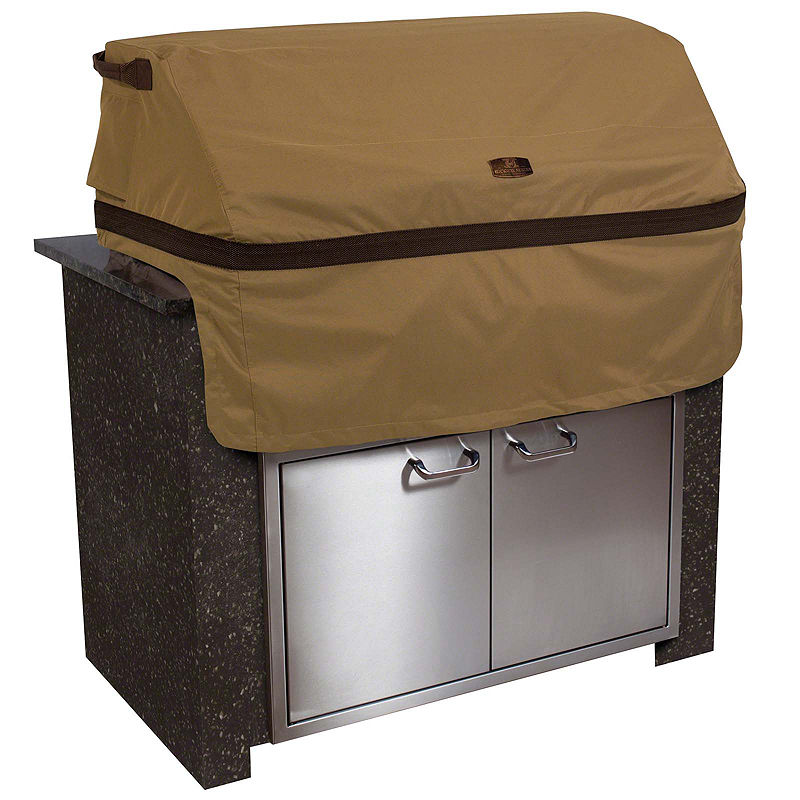 Classic Accessories Hickory Medium Built-In Grill Top Cover, Beige