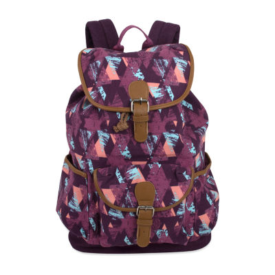 cotton canvas drawstring backpack