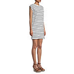 a.n.a Short Sleeve Striped T-Shirt Dress Tall