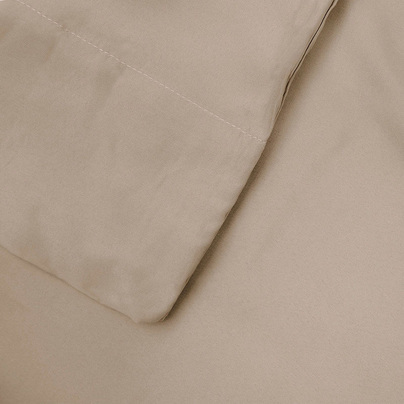 Amrapur 220Tc Sheet Set, Cal King, Beige