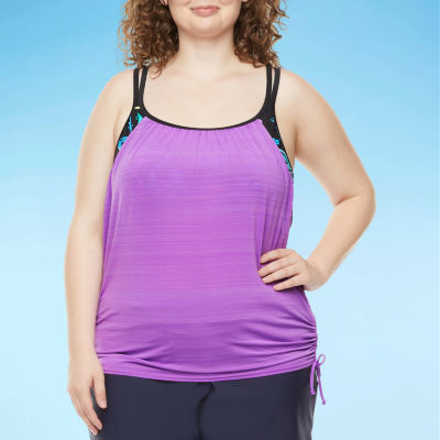 jcpenney blouson tankini