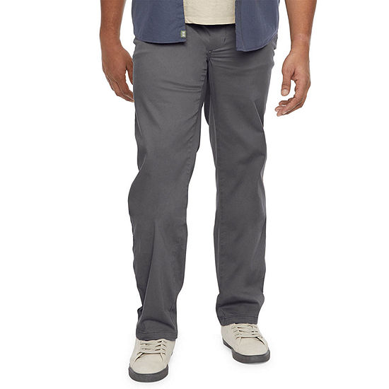 Mutual Weave Mens Big and Tall Adaptive Relaxed Fit Flat Front Pant