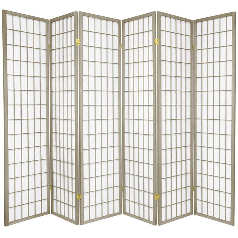 6' Tall Window Pane Shoji Screen, Special Edition
