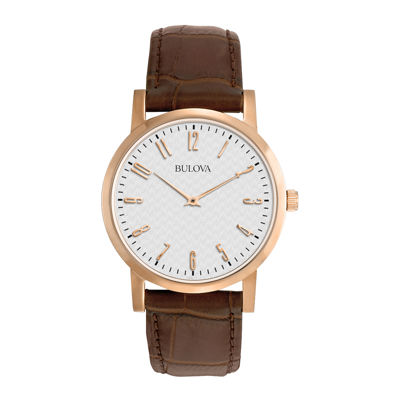 classic brown leather watch