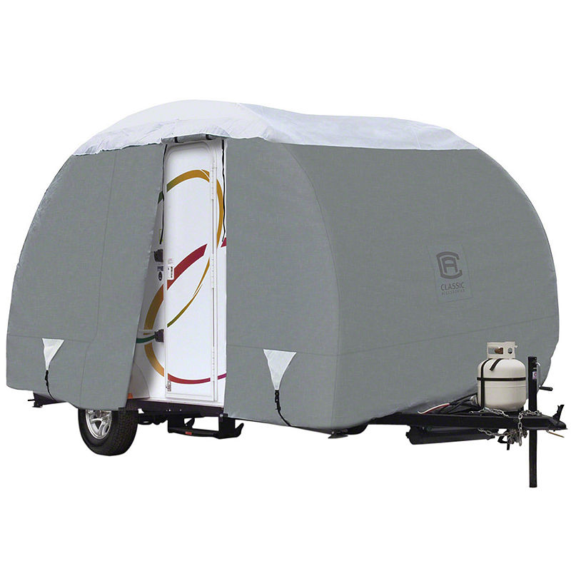 Classic Accessories 80-199-151001-00 Polypro Iii R-Pod Travel Trailer Cover, Model 2, Gray