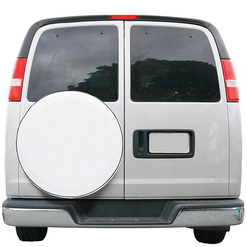 Classic Accessories 75160 Custom Fit Spare Tire Cover, Model 7, White