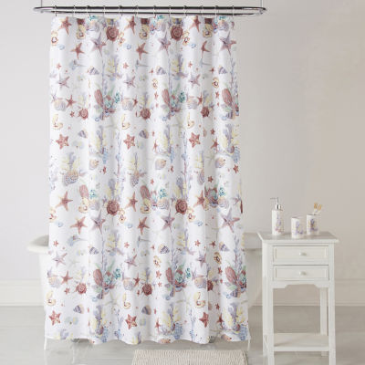 Coastal Succulent Shower Curtain Set Color Multi Jcpenney