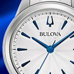 Bulova Sutton Womens Silver Tone Stainless Steel Bracelet Watch 96l285