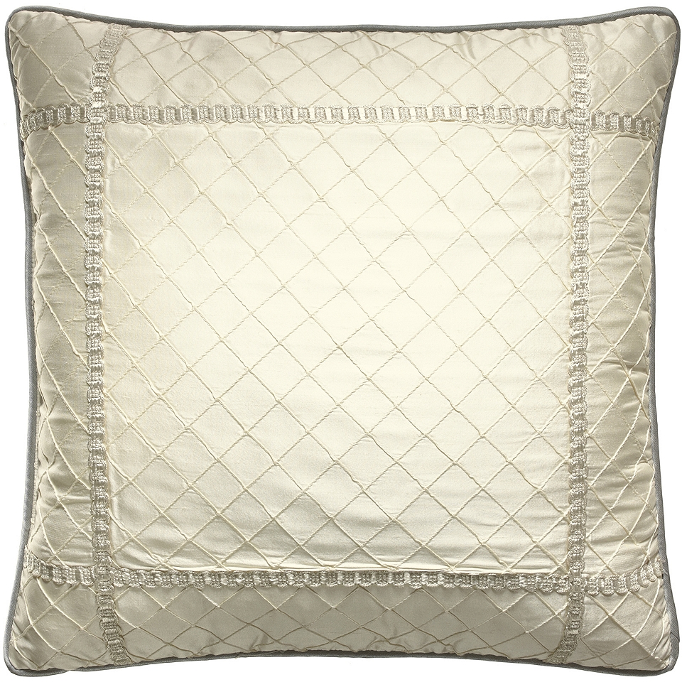 Croscill Classics Leila Fashion Decorative Pillow, Vintage Pearl, Boys