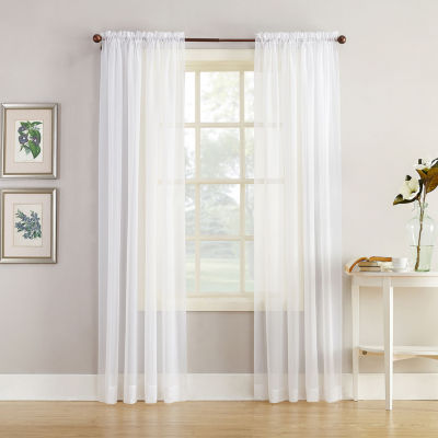Home Expressions Jacqueline Rod Pocket Sheer Panel Pair