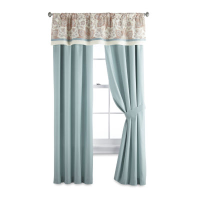 Jcpenney Home Adelaide Light Filtering Rod Pocket Set Of 2 Curtain