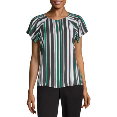 Worthington Womens Perfect Blouse Petite JCPenney