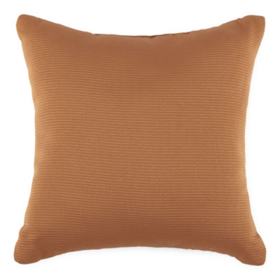 Home Expressions Solid Ottoman Square Throw Pillow