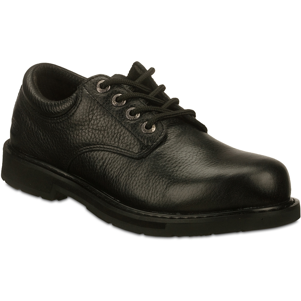 Skechers Exalt Mens Work Shoes, Black