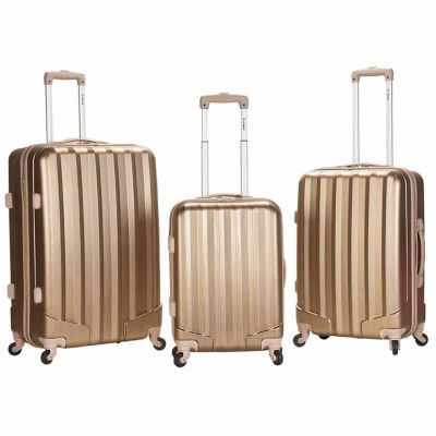 3 piece luggage set jcpenney