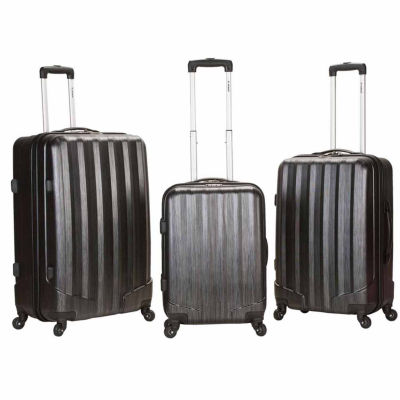 3 piece luggage set jcpenney