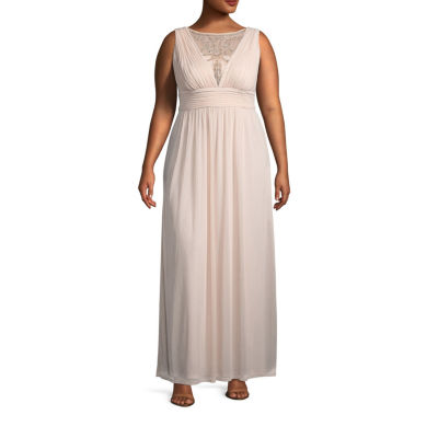 melrose sleeveless evening gown