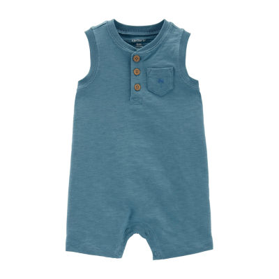 baby boy sleeveless romper