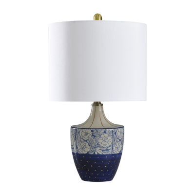 gold ceramic table lamp