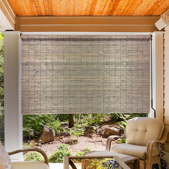 Radiance Bamboo Sun Shade With Crank Outdoor Shades. 