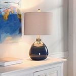 Stylecraft 12 W Sailor Navy Blue Ceramic Table Lamp