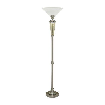 Mercury Steel Floor Lamp, Stylecraft Floor Lamp