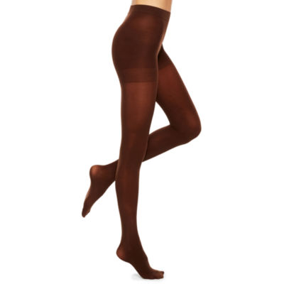 Solid Control Top Opaque Tights JCPenney
